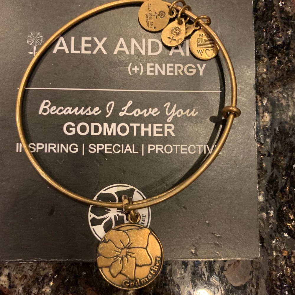 Alex and Ani- gold “Godmother”